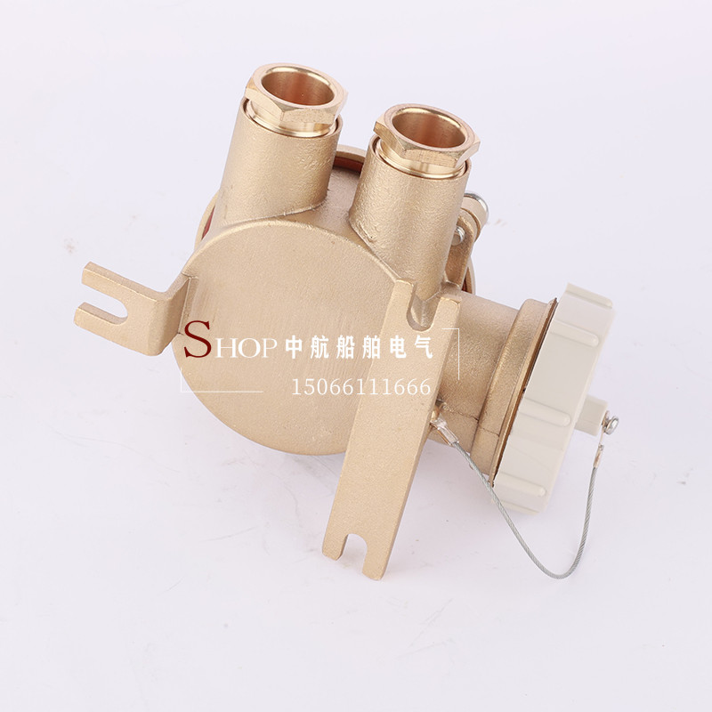 国标16A船用金g属铜质CZH109-1/2/3/4/5水密插座CCS亮舟/海星/沪
