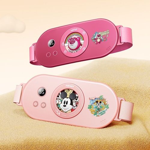 新款草莓熊迷你可爱暖宝宝腰带女生用大姨O妈按摩神器肚子疼缓解