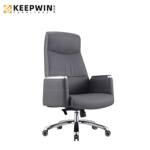 真皮办公座家椅舒适久坐老板办公室椅子KW221P5高靠背椅会椅议电