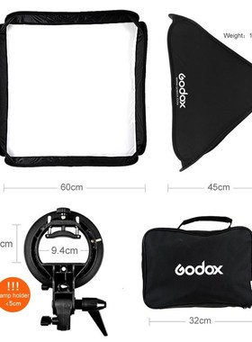 Godox 60 x 60cm 24 x 24inch Flash SpeedlitOe Softbox + S typ