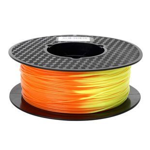 3d打印耗材变色PLA温变r材料1.75mm热敏线材1KG感温变色卷材橘黄