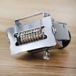 6/7/8/10/1m2位全金属自动号码机手动日期打码机编号打号器页码机