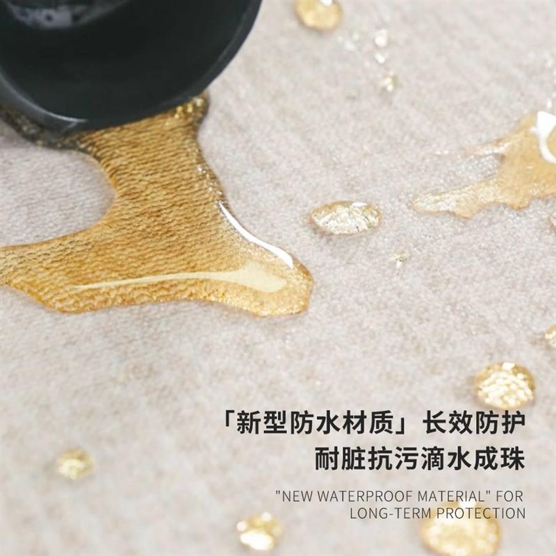 法式地毯客厅耐脏易打理卧室整铺圈绒家用茶几沙发V防水地毯大面