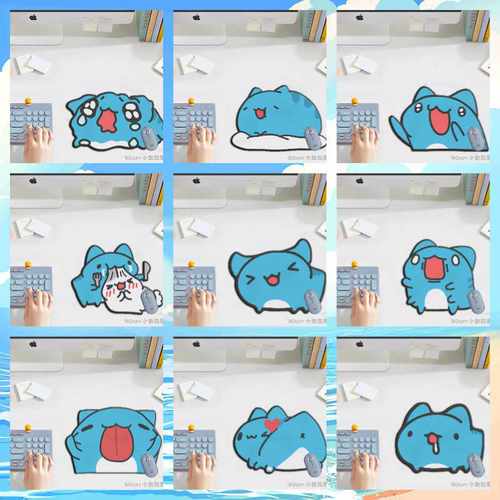 异形便携可爱版原创桌垫猫猫虫