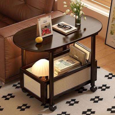 沙发边几客厅2025新款可移动茶几小推车小桌子置物架茶水桌侧边柜