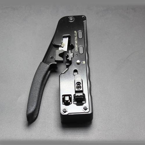 穿孔水晶头钳子七类通孔网线钳燕尾夹超五类六类七类多功能压线