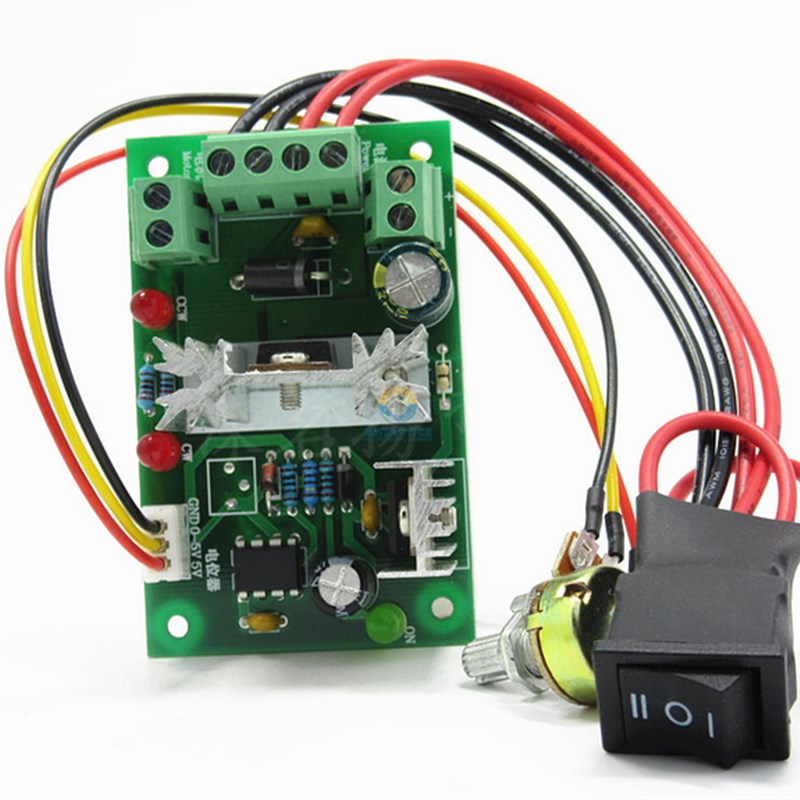 CCM6N PWM直流电机调速器 6V12V24V30V 直流正反转控制器正反开关