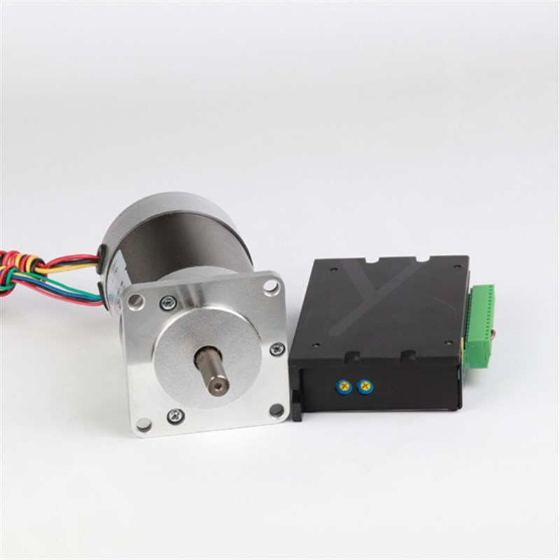 57BL03直流无刷电机套装含BLD-120W驱动器自带电位器调速可正反转