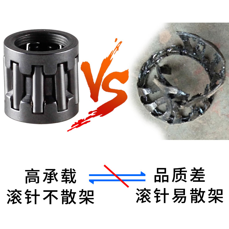 k系列内径2.5-15滚针轴承大全8 10 12 15 20滚针滚柱式花篮轴承钢