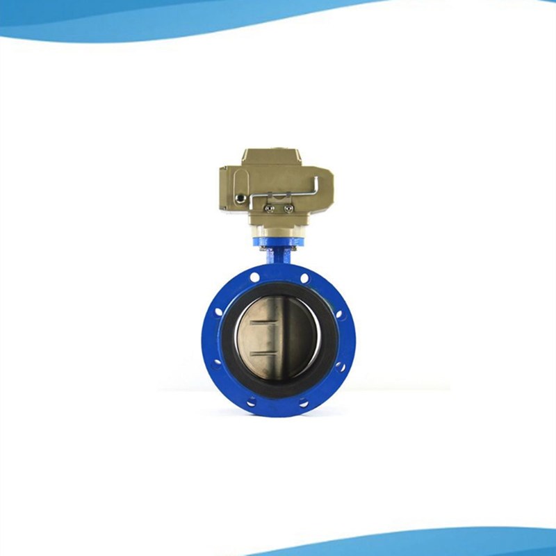 D941PX-16法兰式软密封铸铁阀体不锈钢阀板.AC220V开关型电动蝶阀