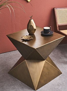 玄关装饰摆件高级感小众创意铜制办公室I桌面摆件高级感软装工艺