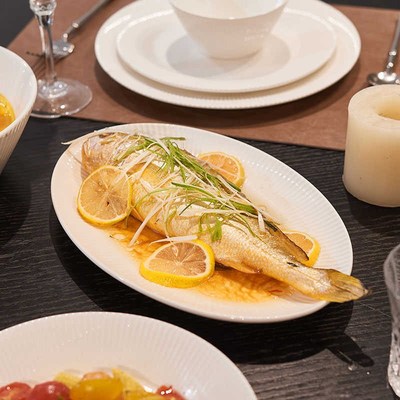 碗碟套装釉下彩高温白瓷餐具碗盘D套装家用餐具套装2024新款