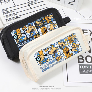 DOG MAN 神探狗狗漫画周边皮蒂猫同人谷子二次元笔袋文具盒收纳包