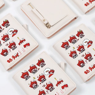 虚拟歌姬重音teto周边同人动漫卡通日系二次元带证件位零钱包卡包