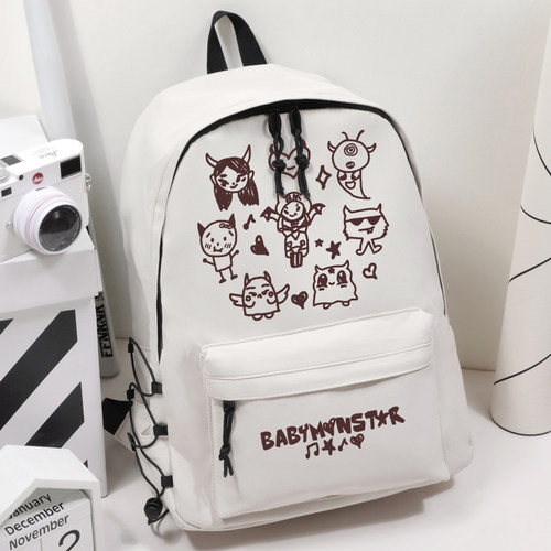 宝怪babymonster周边双肩书包