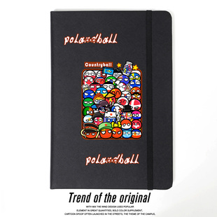 波兰球 可爱国家球 国拟 五常团子CH圈周边 绑带 笔记本子 记事簿