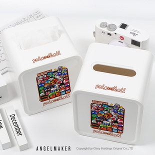 波兰球ch五常苏联国家球团子周边高颜值纸巾盒桌面卷纸收纳卷纸盒