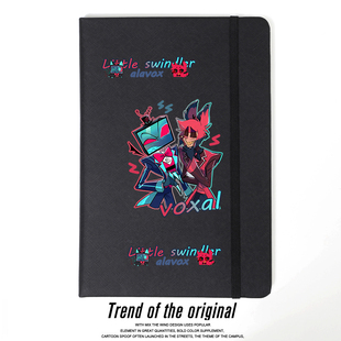 地狱客栈动漫周边沃克斯阿拉斯托voxal电鹿同人笔记本记事簿绑带