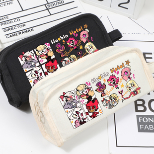 地狱客栈周边 路西法 安吉尔 同人 极恶老大 欧美动漫 笔袋文具袋