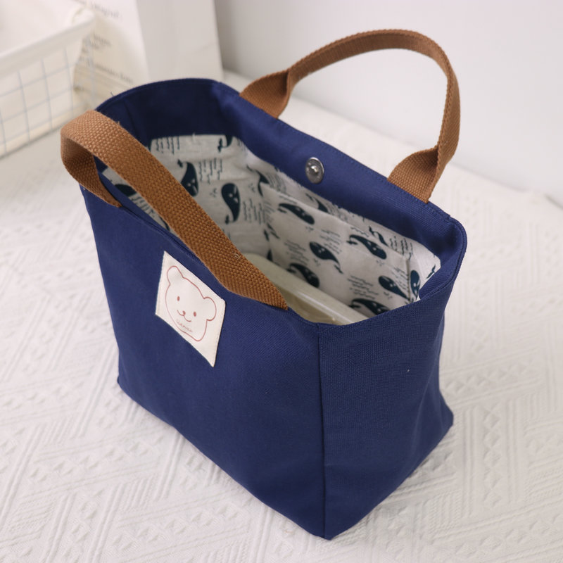 饭盒手提袋子便携式手拎包帆布包