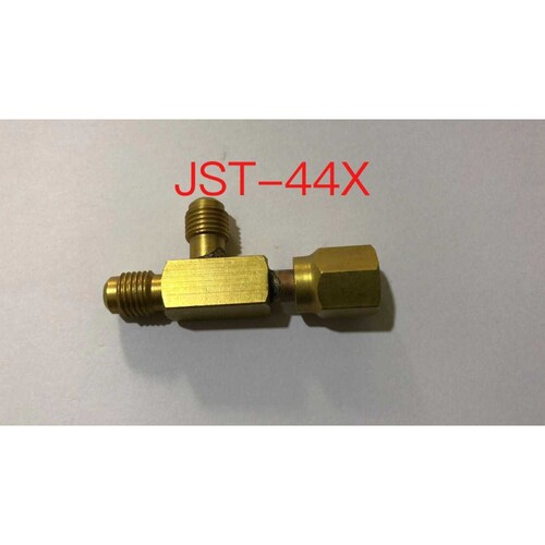 加氟连接转换接头制冷空调铜配件制冷转换接头焊接小三通 M1/4SAE