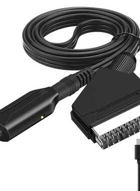 新款Scart转HDMI高清转换器1080P Scart to HD Converter 1米