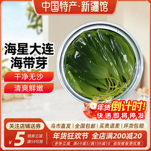新疆乐乐妈海星大连海带芽2.2kg海带苗盐渍海带嫩苗凉拌火锅食材