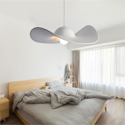 网红北欧简约创意帽子吊灯艺术草帽现代客厅餐厅意大利设计师灯具