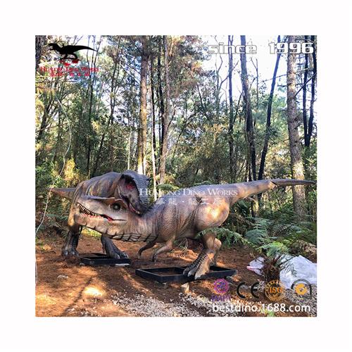 亲子主题公园恐龙模型机械电动霸王龙打斗场景仿真恐龙厂家
