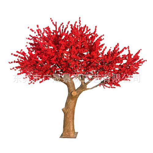 仿真樱花树人造假桃树婚庆家居酒店装饰水泥包柱大树仿真樱花树