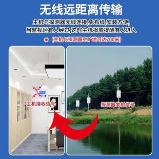 红外线防盗报警器家用无线小偷大棚果园养殖人体感应户外远程距离