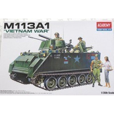 爱德美拼装装甲车模型13266 1/35 美国 M-113A1装甲车 1389