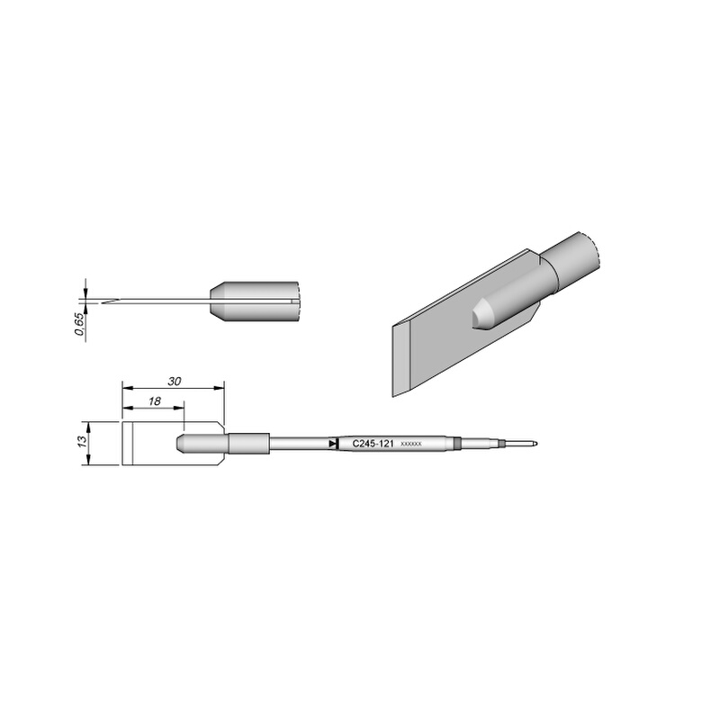 西班牙JBC C245-121烙铁头 C245121电烙铁