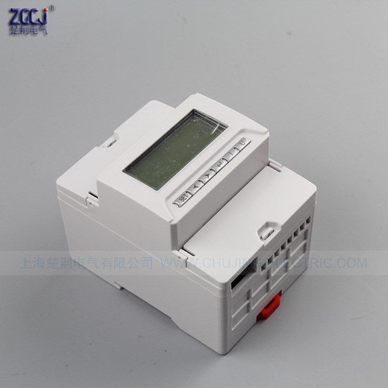 LCD液晶显示带背光 导轨式三相电流F表三相导轨式电流表三相导轨