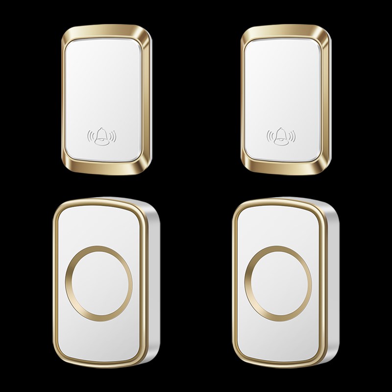 门铃家用无线自发电远距离A二拖二户外电子防水响铃呼叫器