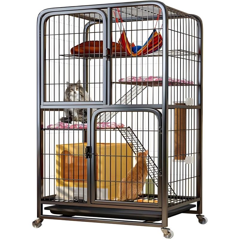 猫笼加粗c加固铁笼子猫别墅养猫专用家用室内厕所一体超大自由空,宠物/宠物食品及用品,猫笼子/猫别墅,淘宝优惠券,粉丝福利购,淘宝优惠卷
