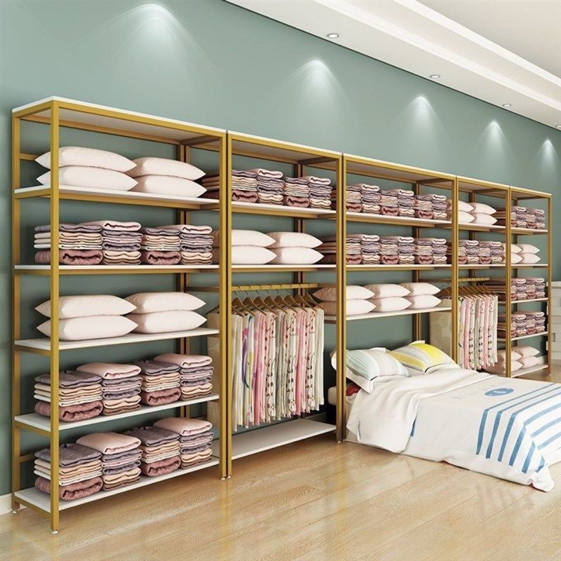 被子四件套被芯枕头家纺店展示架喜庆床上用品货柜布W料置物架货,商业/办公家具,展示柜/陈列柜/展示架/货柜,淘宝优惠券,粉丝福利购,淘宝优惠卷