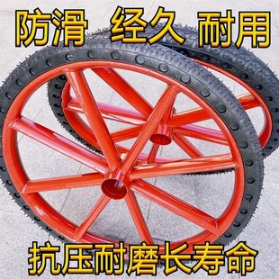 斗车轮手推车翻k斗车板轮胎建筑工地力车架子车劳动车环卫