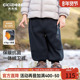 儿童运动裤 长裤 子加厚冬季 男童卫裤 410G一体绒 齐齐熊宝宝加绒裤
