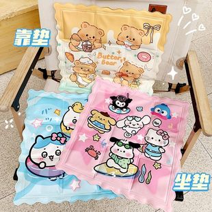 学生椅垫宿舍办公室午睡屁垫降温神器防水冰凉坐垫子 卡通冰垫夏季