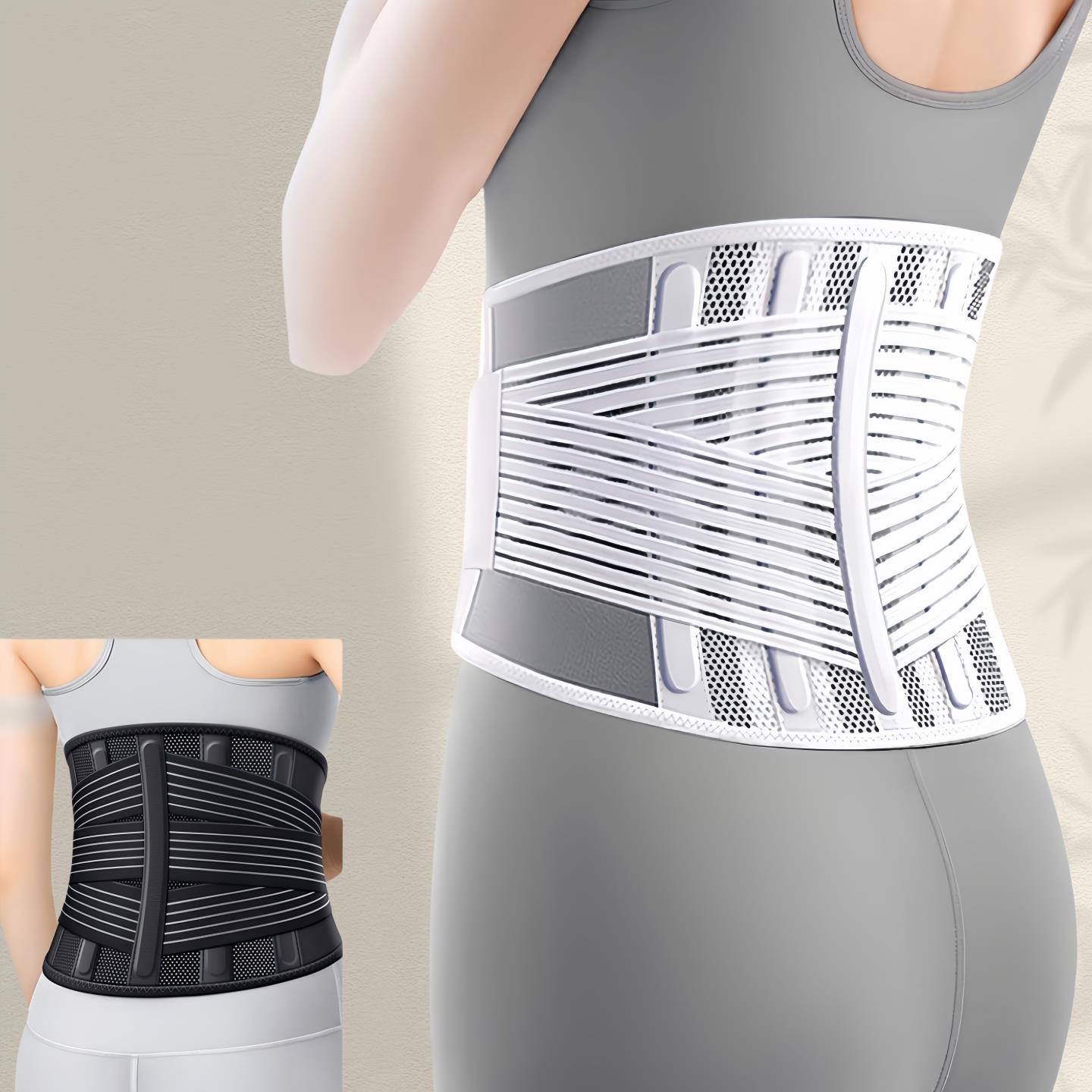 zeamo护腰带腰椎间盘透气男女士轻便运动健身羽毛球轻薄四季腰托