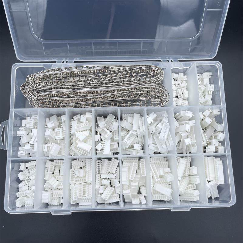 JST PH2.0mm间距2P345678910P胶壳直针底座接插件端子接线套装盒