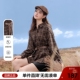 咖啡色格仔衫 betu百图复古英伦风格 2025年秋季 新款 子衬衫 女长袖