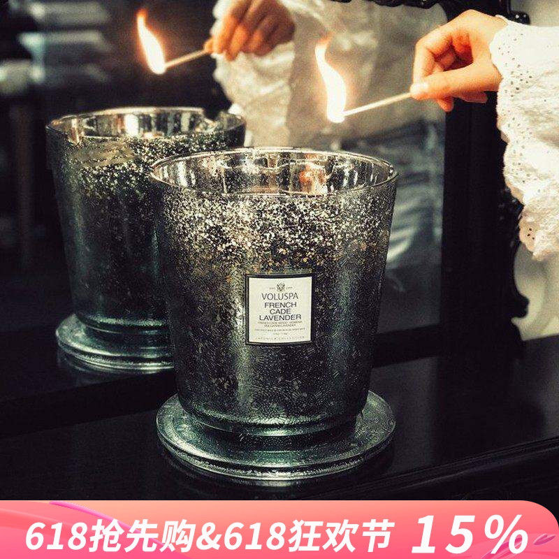 voluspa香薰蜡烛壁炉超大限量高档香氛安神助眠圣诞香薰礼物