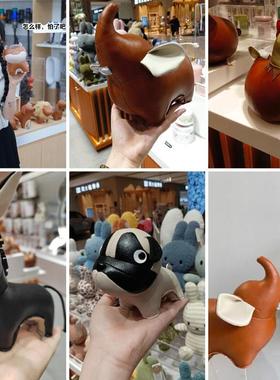 简单俱乐部动物书挡假日皮革大象装饰品长颈鹿纸镇家庭装饰乔迁礼