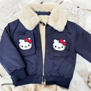 女童秋季卡通甜酷风棒球服外套2025新款洋气嘻哈刺绣夹克衫秋装潮