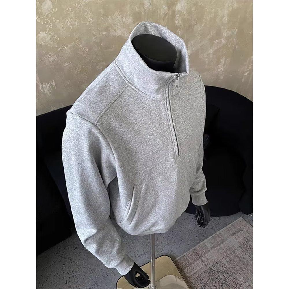 新款港风宽松卫衣开衫男女同款潮流帅气百搭513AKS2173P40,男装卫衣,星座513A