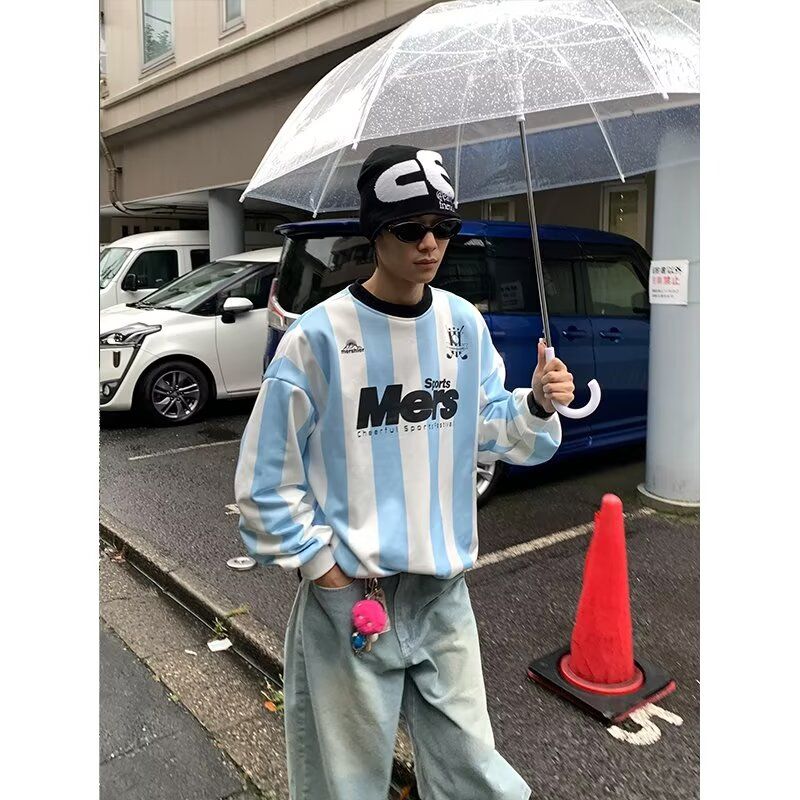 印花秋冬卫衣男韩版新款圆领宽松上衣港风潮流潮513AWY2074P37,男装卫衣,星座513A