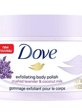 极速Dove Exfolijating Body Polish Body Scrub Crushed Lavende