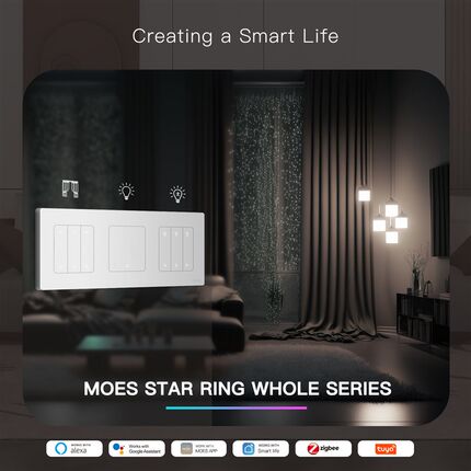 zigbee灯控智l能开关app定时涂鸦智能家居mesh按键中继开关